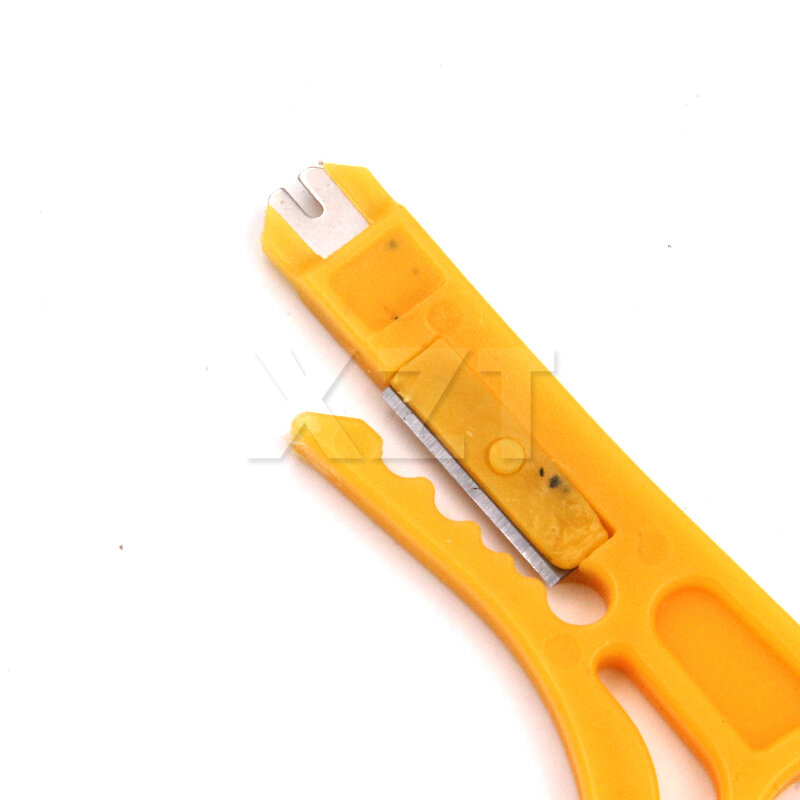 1 pz giallo Mini spogliarellista cavo di rete pinza 9cm UTP STP tagliacavi telefono spelafili strumento RJ45