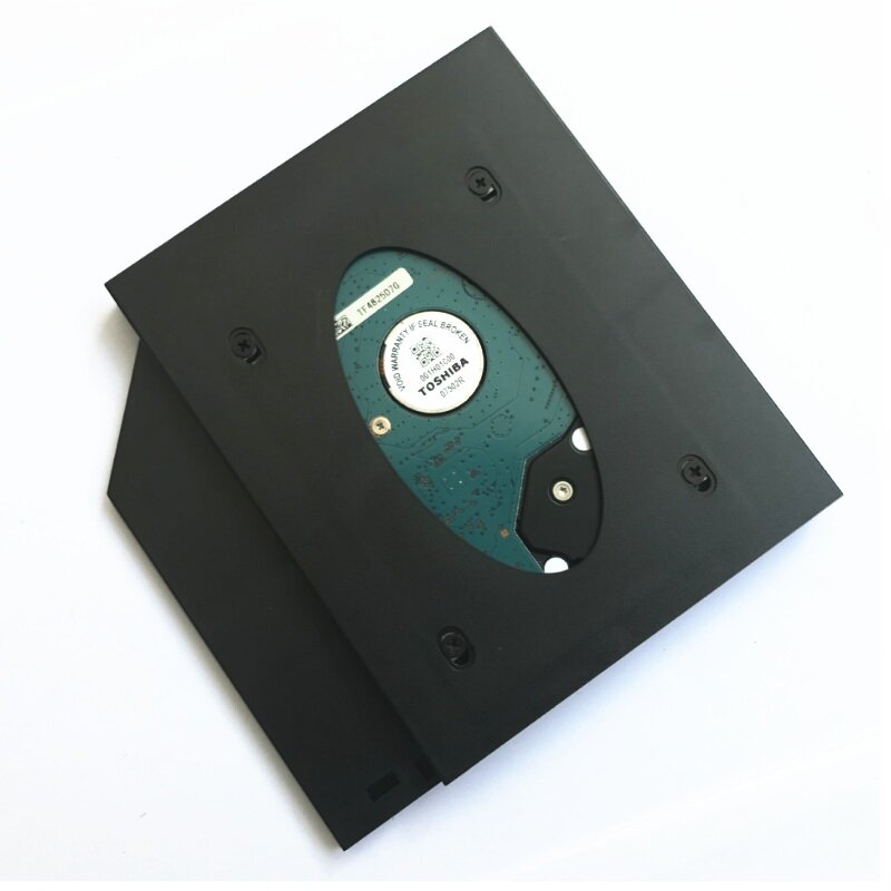 범용 2.5 인치 2 번째 CD/DVD-ROM HDD 하드 드라이브 캐디 트레이, SATA 9.5mm 12.7mm 광학 베이, 노트북, 맥북용, 확장 메모리