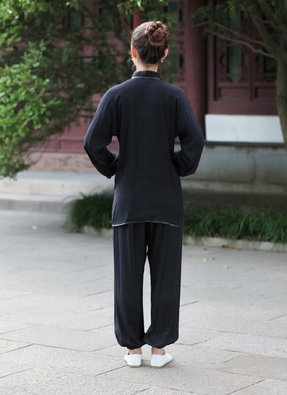 상하이 스토리 새로운 판매 중국어 쿵푸 정장 여성 태극권 의류 100% 코튼 아트 유니폼 타이지 wushu 쿵푸 타이지 의류