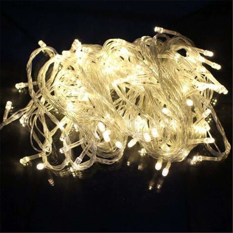 20M 200 LEDs 110V 220V led string licht warm weiß bunte ferien led beleuchtung Weihnachten/Hochzeit/Party/Home Dekoration Lichter