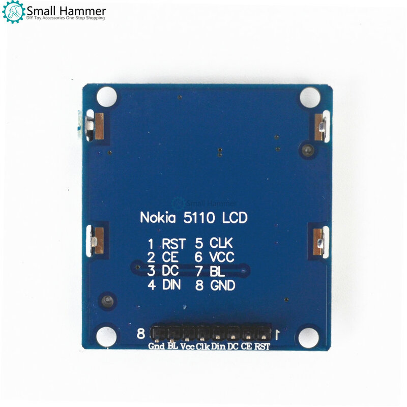 Tela lcd da placa de desenvolvimento mcu azul módulo compatível com lcd de 5110
