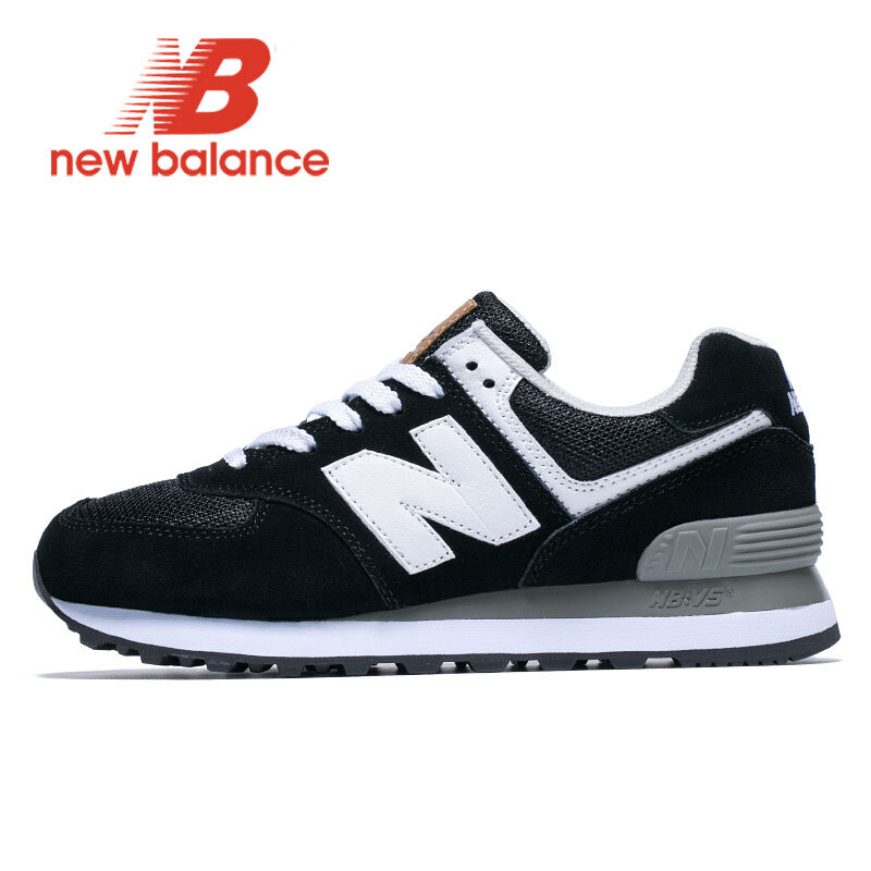 Nuevo Balance negro Hombre zapatos de correr Retro NB 574 zapatos de mujer Zapatillas Hombre gris rojo luz cómoda transpirable deportes zapato
