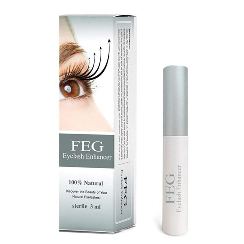 3 ml Sobrancelhas FEG Cílios Potenciador Líquido Conjunto de Tratamento Longo Mais Grosso Poderosa Maquiagem Dos Olhos lash Crescimento Soro Cosméticos