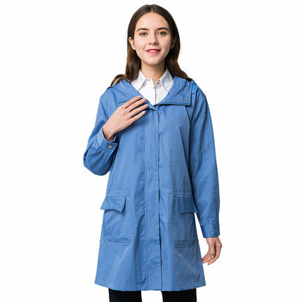 INSAHO anti-radiation suit men and women with tooling room trench coat SHD025 work clothes coat the control room