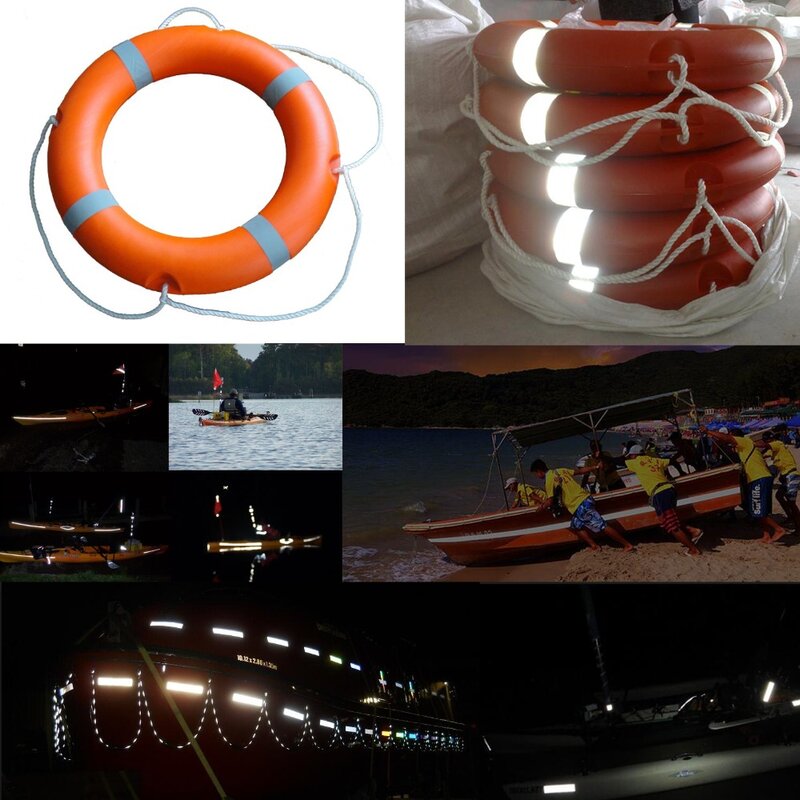 Roadstar 5cmx10m Solas Grade Marine Reflective Tape for Life-Saving Products Sewing on Clothes