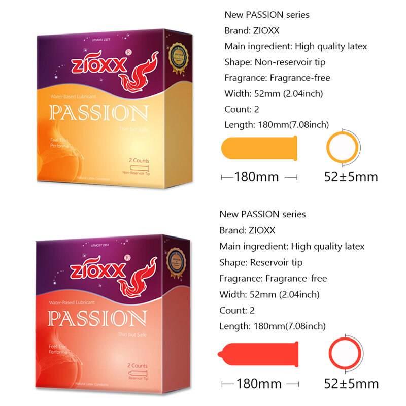 ZIOXX slim condom Penis Cock Sleeve Natural Latex with Extra Lubricated Condoms Sex Toy for Men Fragrace-free dropshipping
