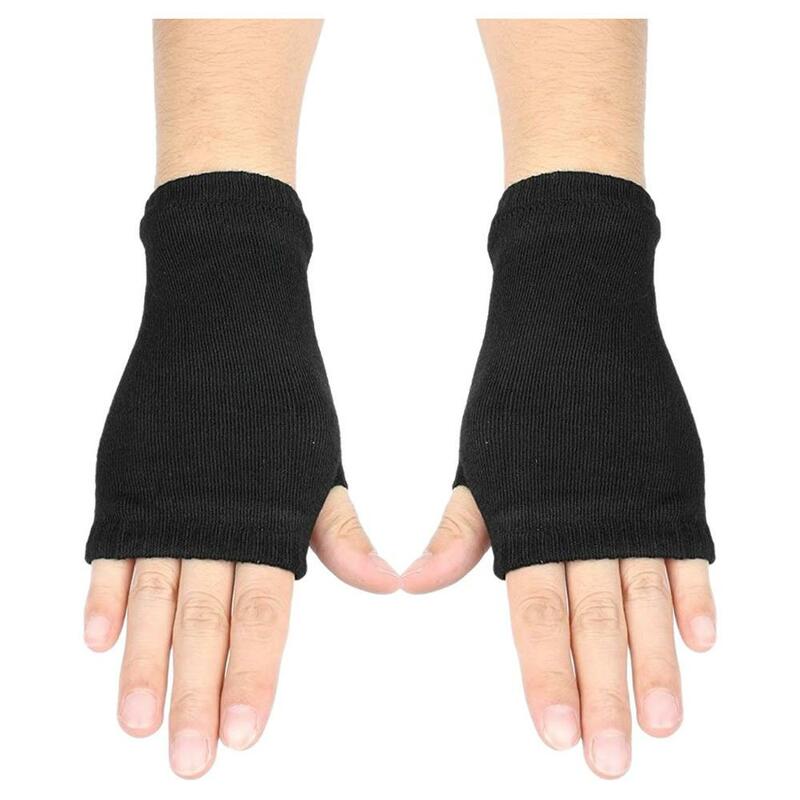 NEW Women Warmer Gloves Crochet Knitting Mitten Warm Fingerless Glove 3KT0
