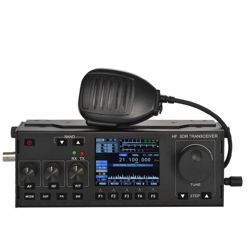 無線トランシーバー,10-15w RS-918 ssb hf sdr,0.5-30mhz v0.6 df8oe'sブートローダーバージョン4.0.0,mchfと互換性あり