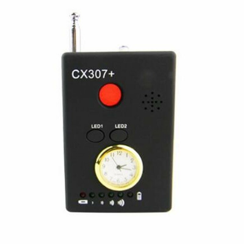 CX307 rf信号カメラ電話gsm gps wifiバグ検出器音と振動アラーム赤外線ライト隠しスキャナファインダー