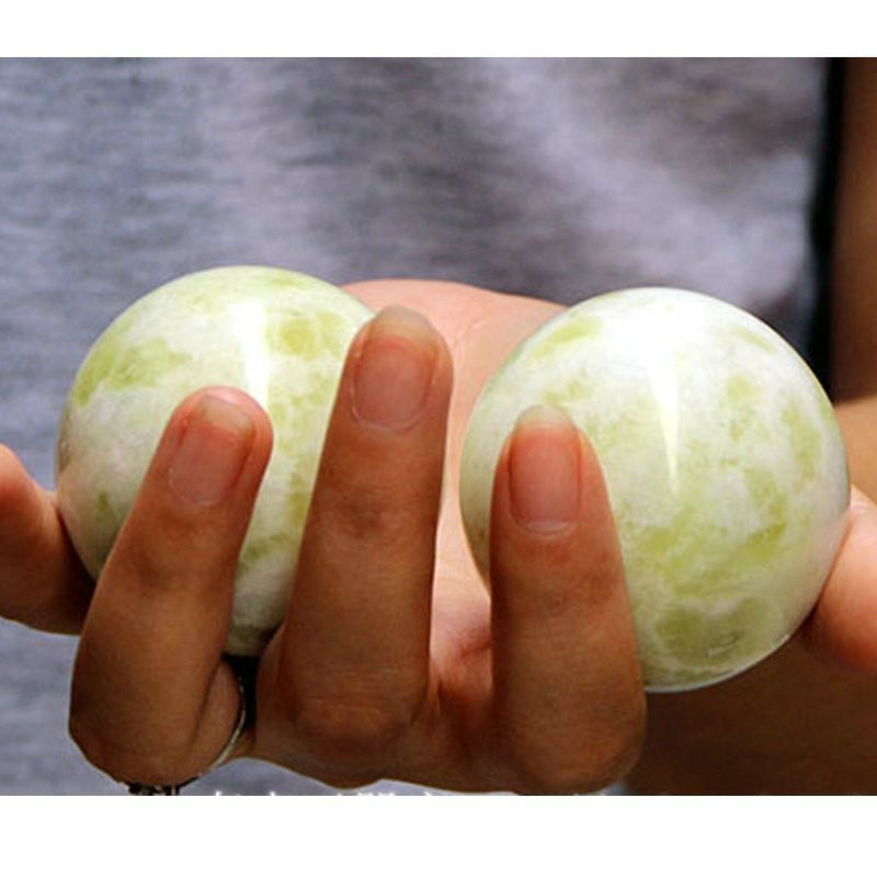 Натуральный нефритовый мяч для фитнеса Lantian Jades, гандбол, яшма, массажные мячи для здоровья, массажер для упражнений на палец, инструмент для снятия стресса и расслабления