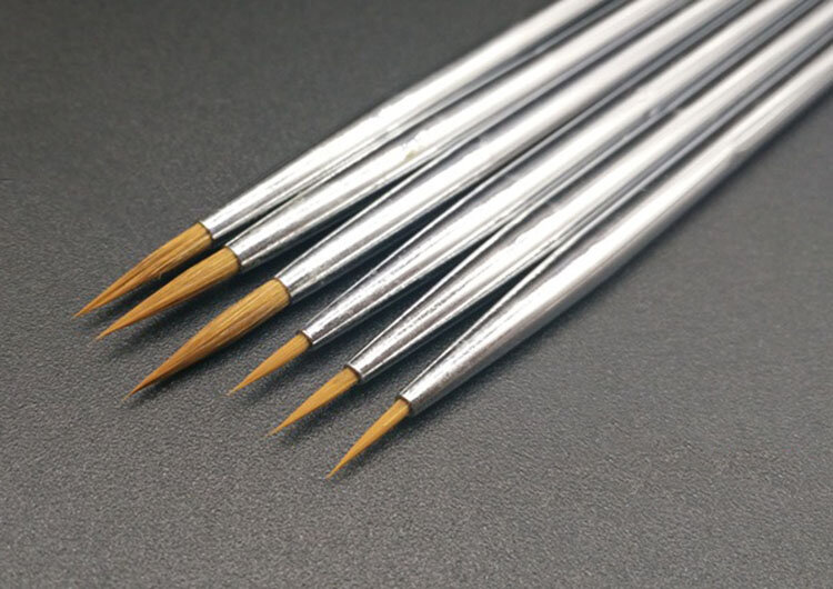 2 szt. delikatna ręka malowane łasica hair Hook Line Pen Pen large Small Drawing fluorescent Scanning line pen