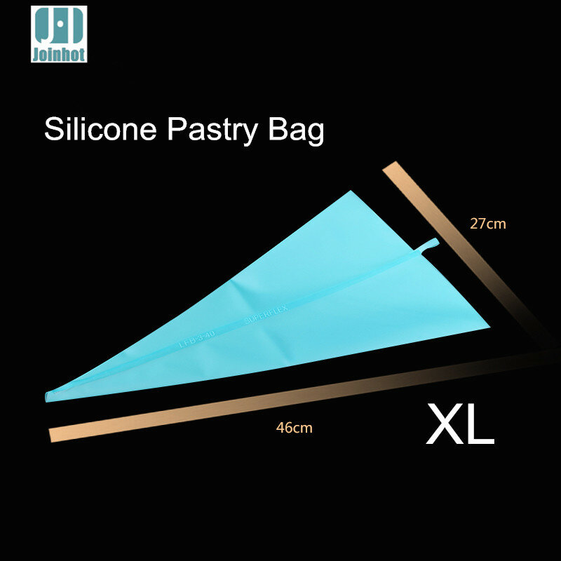 Bolsa de repostería reutilizable de silicona para glaseado, herramienta de decoración de pasteles DIY, XL