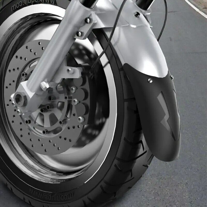 Guardabarros delantero Universal para motocicleta, extensión de rueda delantera y trasera, protector contra salpicaduras