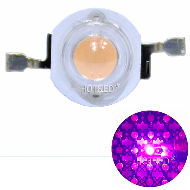 Diode électroluminescente LED haute puissance, puce sensible SMD, blanc chaud, rouge, vert, bleu, jaune pour budgétaire, ampoule de lampe Downlight, 1W, 3W, 10 pièces