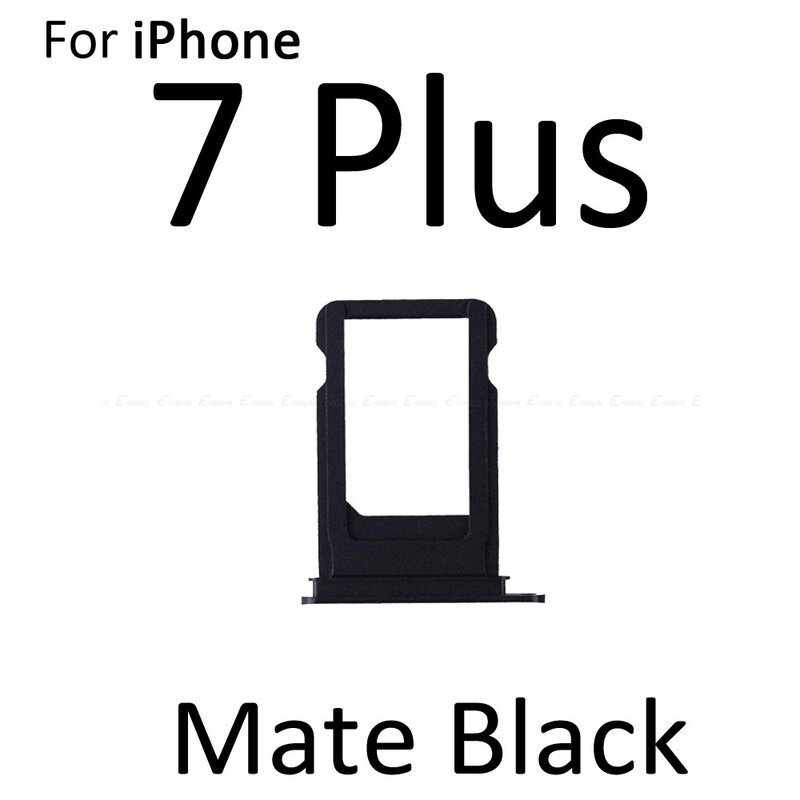 Vassoio per scheda Sim per iPhone 7 8 Plus parti di ricambio per Slot per supporto Sim