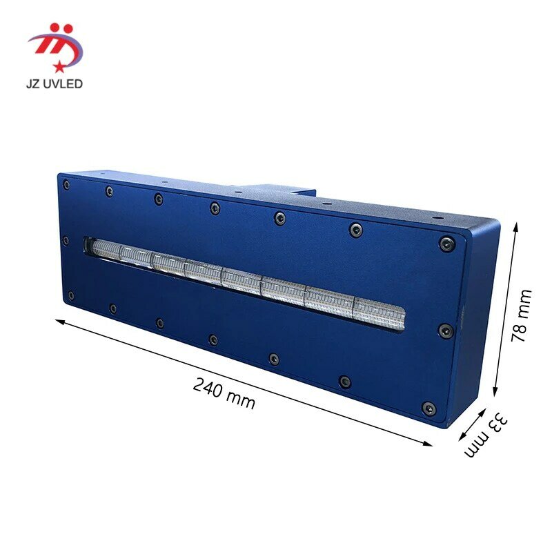High Power UV Gel Curing Lamp For High Speed Screen PET PT PVC Business Card Printing Ultraviolet Light The Cure 395nm 192*10mm