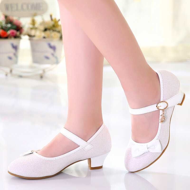 white high heels for kids