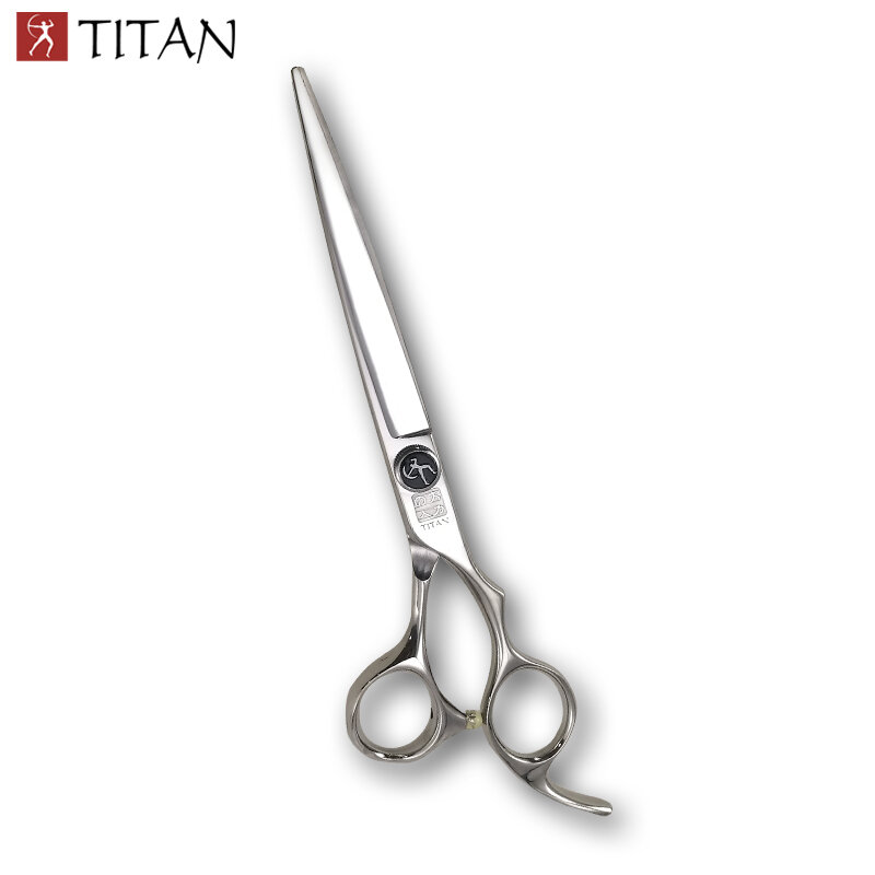 Titan-High Quality Steel Cut Thinning Scissors, Barber Tools, Shears para Pet, Dog and Cat Grooming, sus440c japão, 7in, 8in