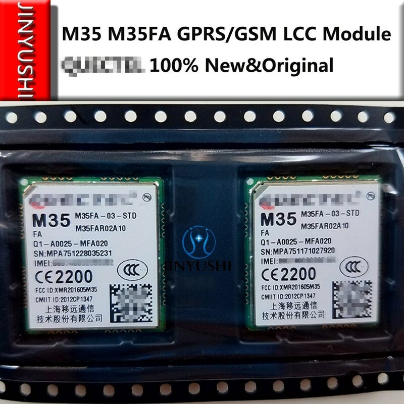 Jinyushi para m35 m35fa M35FA-03-STD m35fb M35FB-03-STD gprs/gsm módulo lcc 100% novo & original no estoque