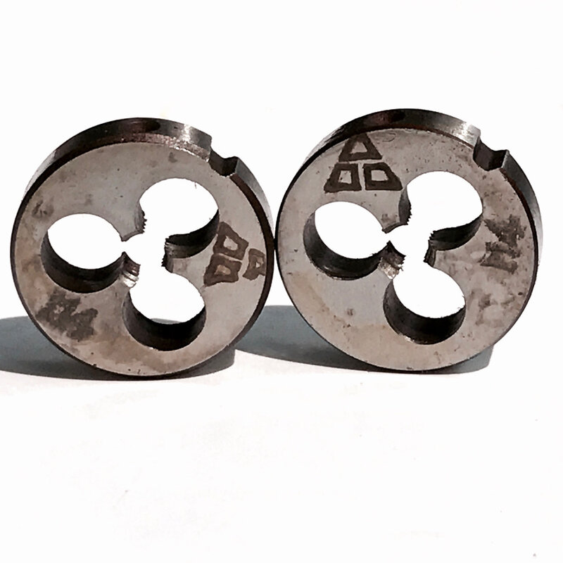 9Sicr – matrices de tuyau à main droite en acier, pour pièce en acier, filetage extérieur, standard BSW 1/4 "-20, 2 pièces, livraison gratuite