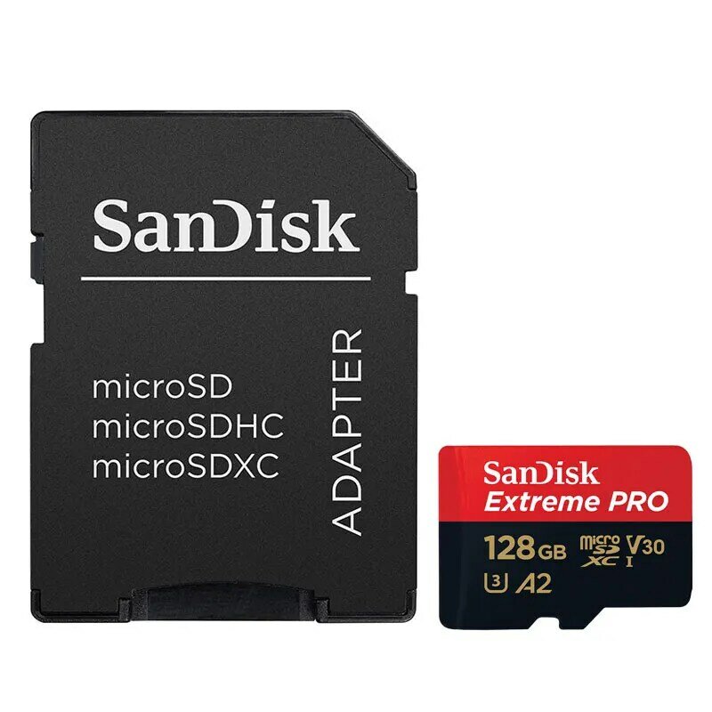 SanDisk-Cartão Ultra Micro SD, Cartão de Memória MicroSDHC, MicroSDXC Extreme Pro, V30, U3, 4K UHD, Cartão TF, 16GB, 32GB, 64GB, 128GB, 256GB