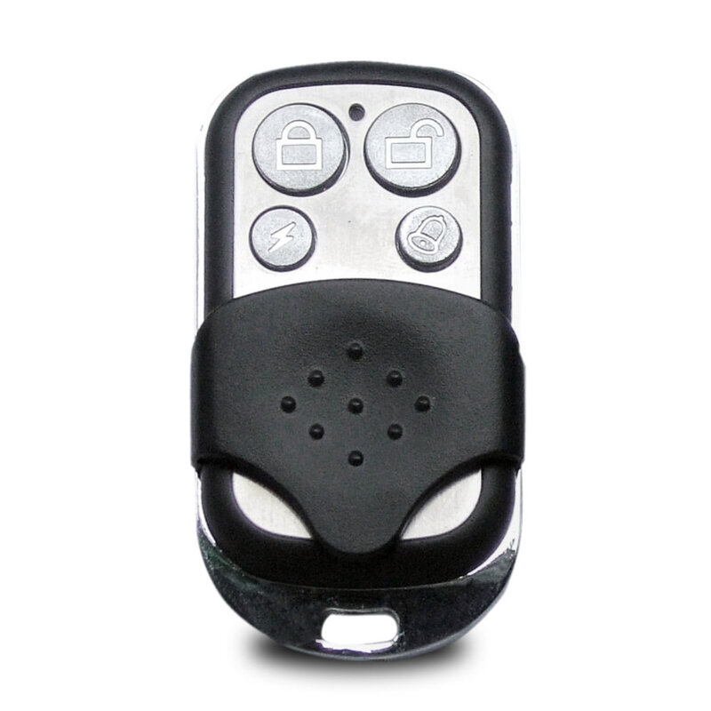 Wolf-guard-controle remoto sem fio preto, controle remoto de 4 teclas, 433mhz, portátil, para sistema de alarme doméstico, sceurity, 5 peças