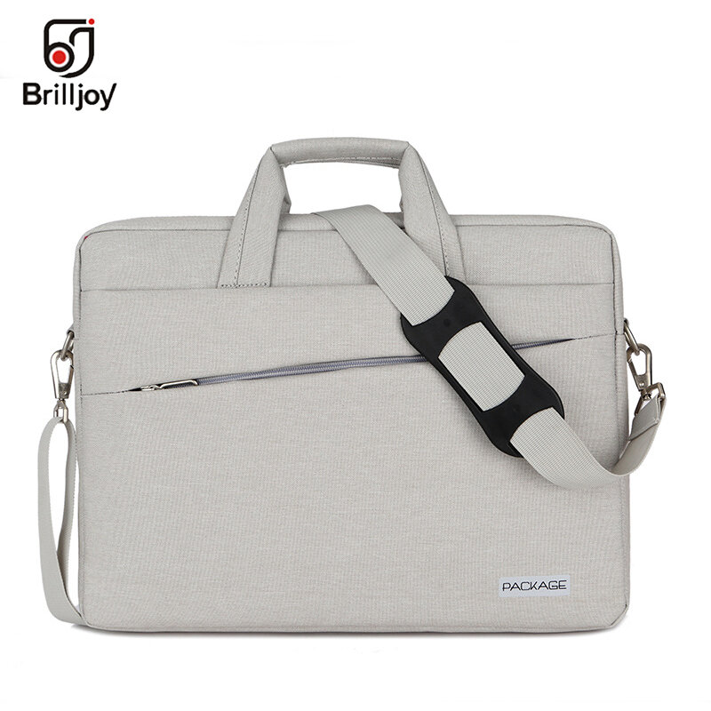 Brilljoy Waterproof briefcase Laptop Handbag for 13 14 15 17 Inch Computer Bussiness Travel Men and Women Notebook Messenger Bag