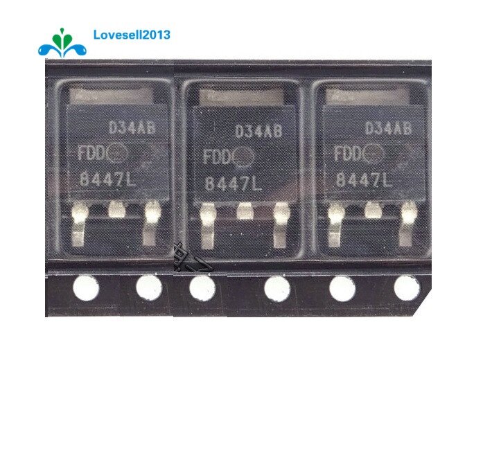 10PCS FDD8447L FDD8447L DPAK MOSFET N-CH 40V 15.2A TO252