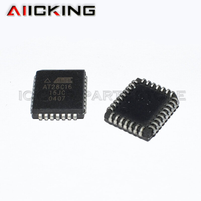 10/PCS AT28C16-15JC AT28C16 PLCC32 Integrado Chip IC Novo e original