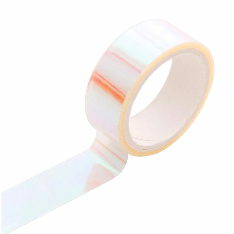 Colorful Glitter Tape Scrapbooking Sticker Tape Width 40mm for DIY Photo Albums Planners Scrapbooks Diary Decoration  Dropship