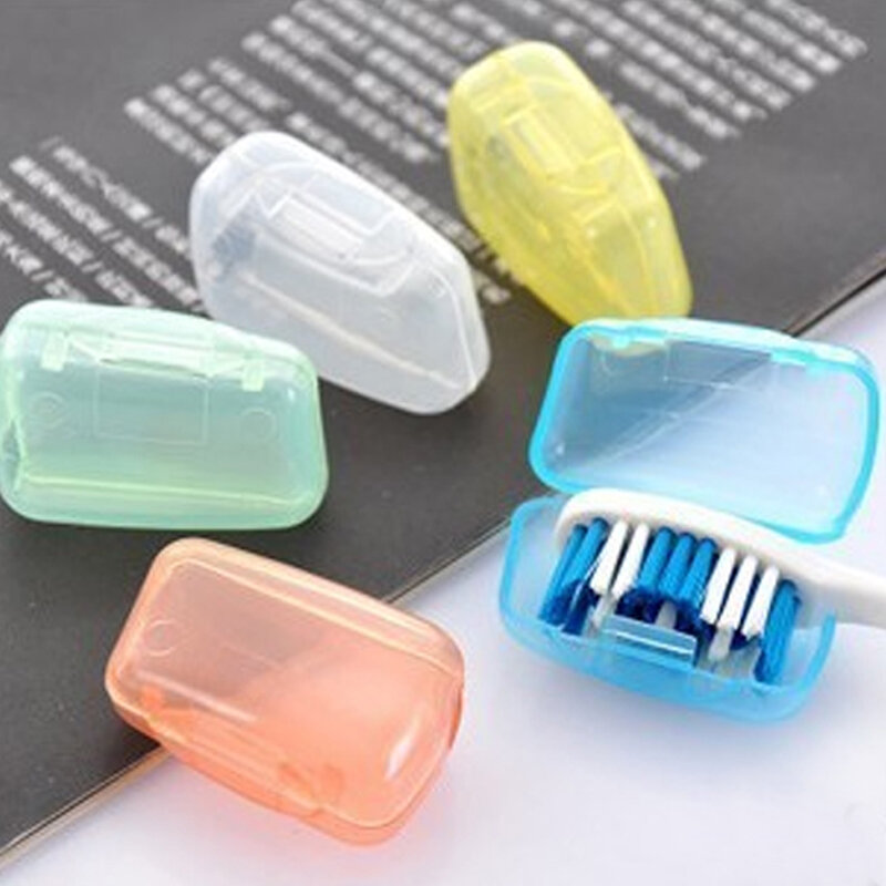 5 ชิ้น/เซ็ตแปรงสีฟันแบบพกพาผู้ถือTravel Hiking CampingหมวกแปรงกรณีYKSสุขภาพGermproof Toothbrushes Protector