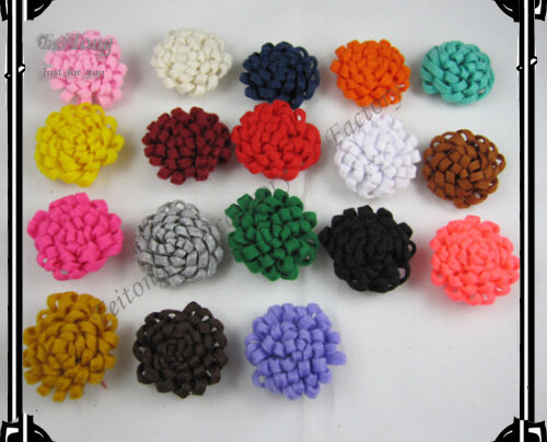 Terbaru desain 50 pcs/lot merasa bunga dapat warna campuran order 18 WARNA untuk pilihan anda