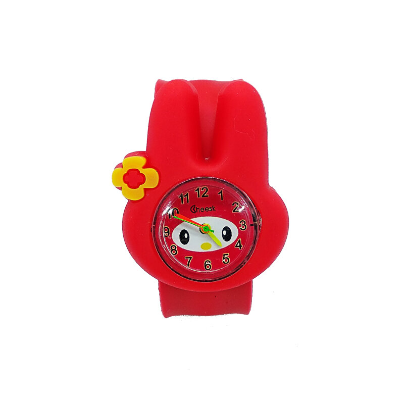 Высококачественные часы для девочек с изображением кролика из аниме, модные часы с фламинго, Детские кварцевые цифровые часы