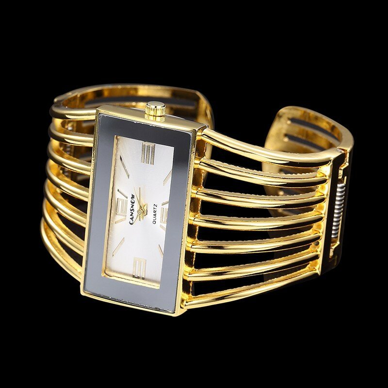 Women's Watches New Luxury Steel Bracelet Fashion Rectangle Small Dial Ladies Bangle Quartz Wristwatches Clock Hot Montre Femmes