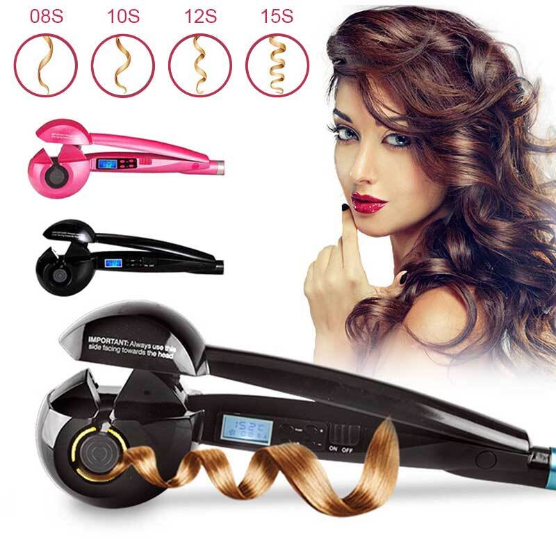 LCD Screen Automatic Curling Iron Heating Hair Care Styling Tools Ceramic Wave Hair Curl Magic Hair Curler