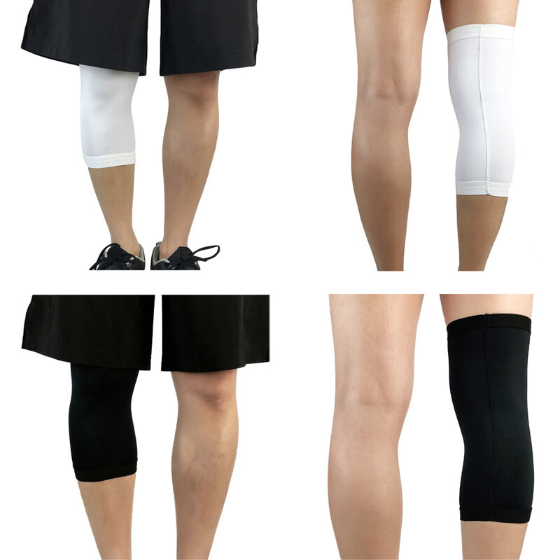 Bantalan Lutut Pengaman Olahraga Lengan Kompresi Bantalan Lutut Latihan 1 Buah SPSLF0055 Solid
