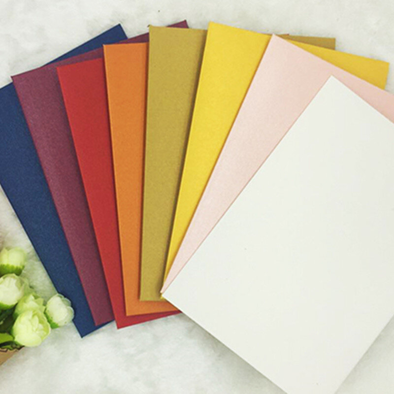 Papiernicze retro kreatywny kolor perłowy papier koperta mini pogrubienie 176*125mm 30 sztuk/paczka student koperty odbiór karty