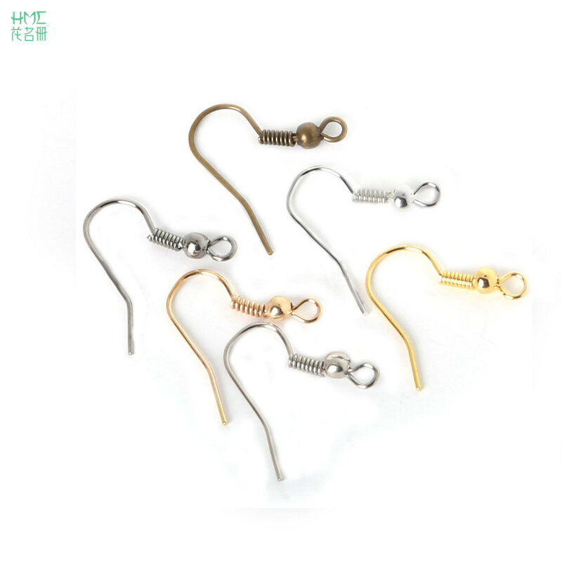 20x22mm 200pcs/lot Iron Ear Hook Clasps Beads Charms Earring Wires For Jewelry Making Earrings DIY Jewelry Findings Components