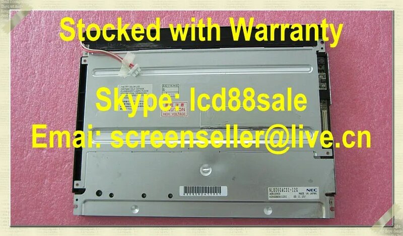 Pantalla LCD industrial NL8060AC31-12G de mejor precio y calidad