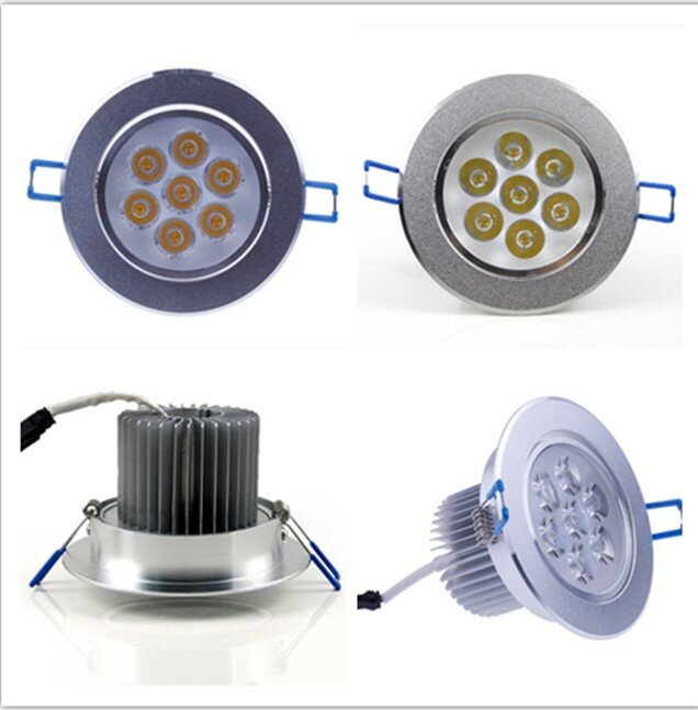 LED Spot LED Downlight Dimmable Terang Tersembunyi 9 W 12 W 15 W 18 W LED Spot Lampu Dekorasi Langit-langit lampu AC 110 V 220 V AC85-26V