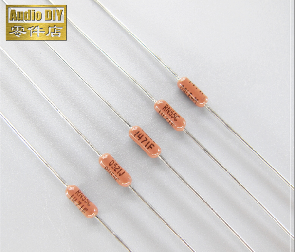 Rígidos de alta fidelidade cmf55 para séries 1r-10m 1%, resistores de metal de precisão, frete grátis