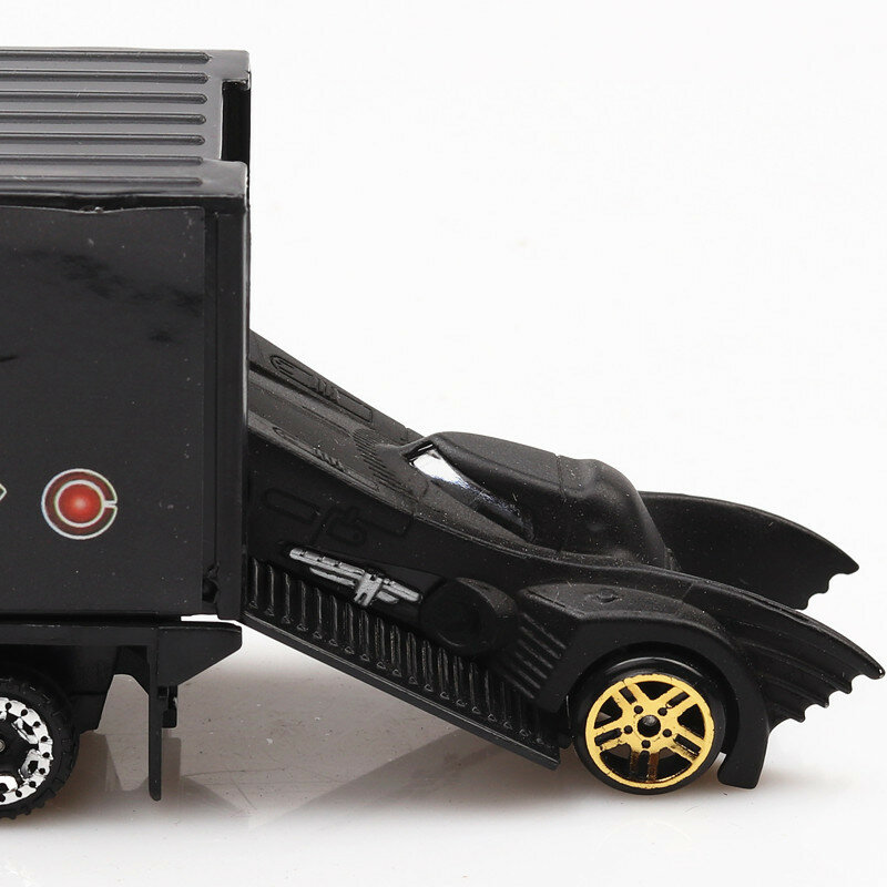 Alloy Bat Diecast Metal carros, modelo de caminhão, veículos clássicos, presente de Natal, brinquedos infantis, 1:64, 7pcs por conjunto