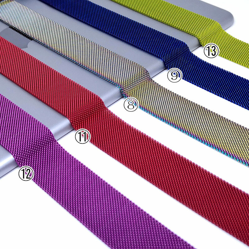 Milanese Schleife Armband Edelstahl band Für Apple Uhr serie 1/2/3 42mm 38mm Armband strap für iwatch serie 4 40mm 44mm