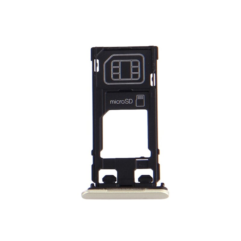 IPartsBuy taca na kartę SIM + taca na kartę Micro SD + gniazdo na kartę gniazdo na kurz Sony Xperia X (wersja Single SIM)