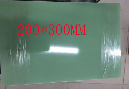 Gratis pengiriman 5pc 200*300M uji universal papan isolasi suhu tinggi papan kaca hijau tebal 3.0mm