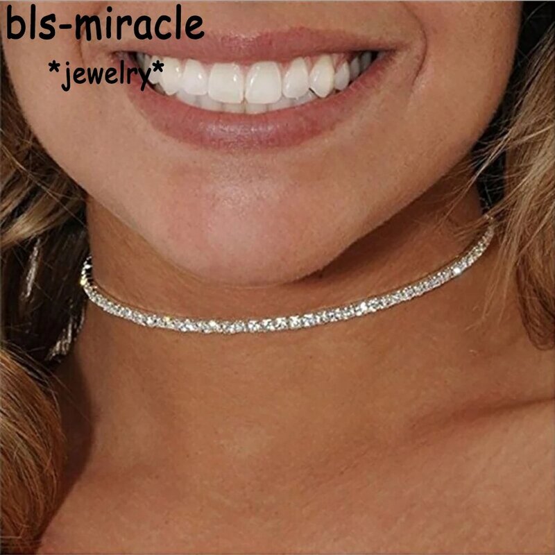 Bls-miracle Bohemian Pendant Necklaces For Women Vintage Gold Color Crystal  Choker Necklace Statement Jewelry Wholesale N299