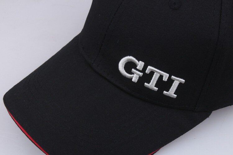 2019 جديد الموضة قبعة بيسبول عالية الجودة GTI رسالة التطريز قبعة عادية رجل امرأة سباق شعار سيارة القبعات الرياضية القطن الأسود