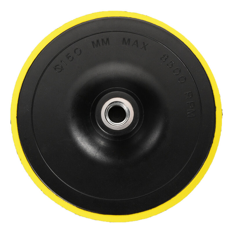 Średnica 3/4/5/6/7 cala samochód M14 płyta tylna Pad Hook Loop tarcza polerska na bazie gumy Backer uchwyt