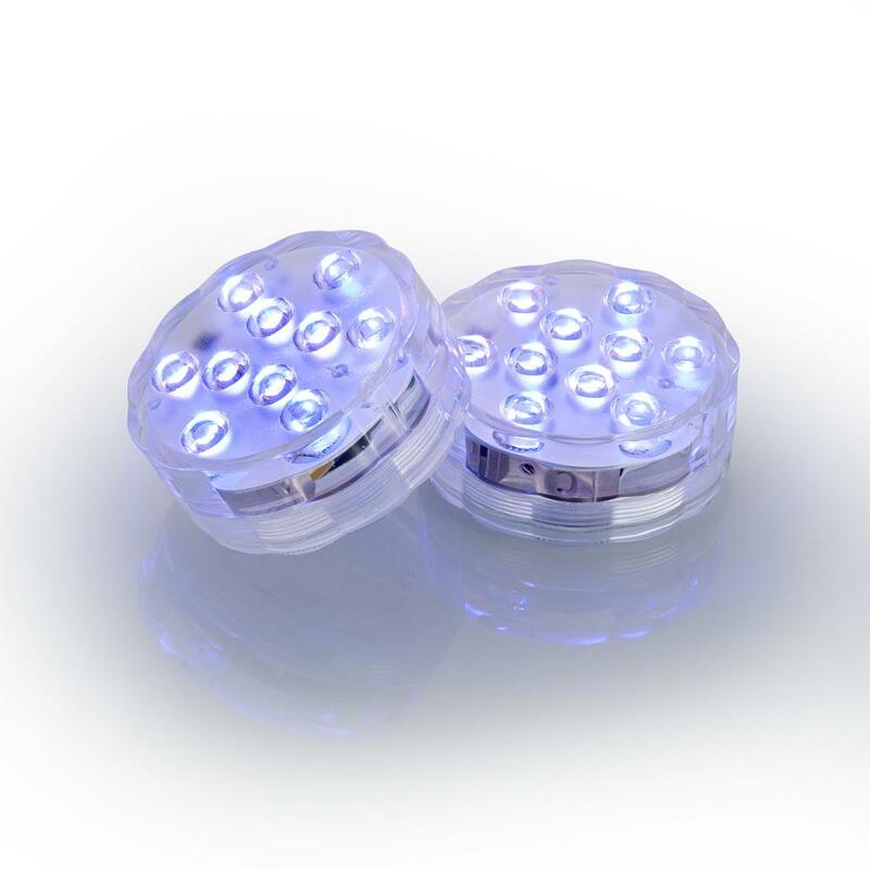 1 * LED Lampu Led Dapat Menyelam untuk Meja Pesta Pernikahan Centerpieces Vas Kristal Kertas Lentera Cahaya untuk Dekorasi Pesta Liburan