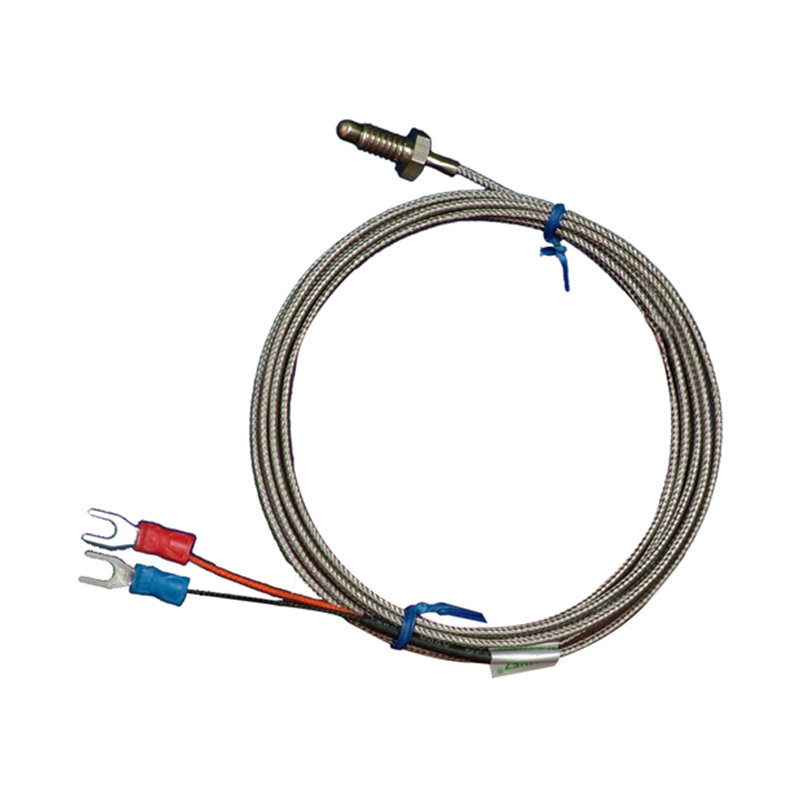 Sensor de temperatura Termopar Tipo K con Cable de alambre de 2M para controlador de temperatura Industrial, sonda de tornillo M6, venta al por mayor